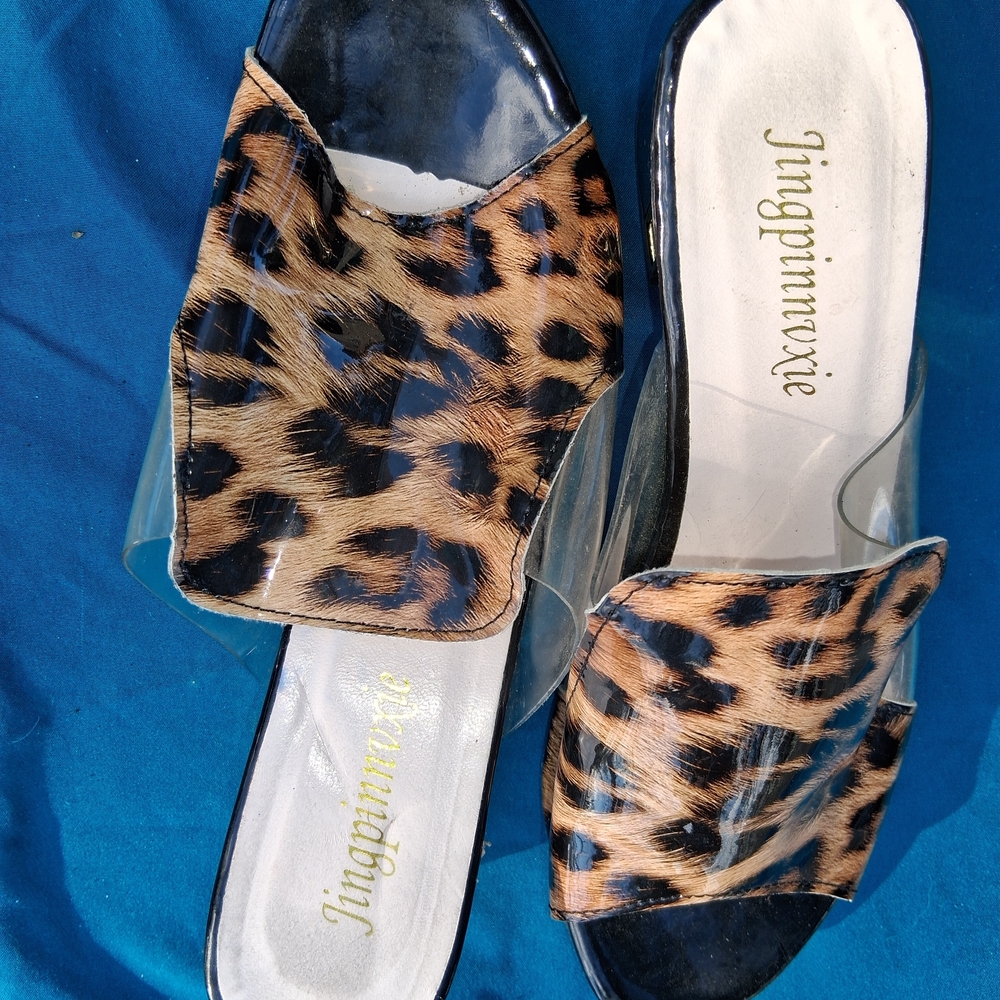 Leopard Print Women's Sandals